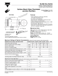 Datasheet GL34A...GL34J производства General Semiconductor