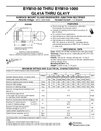 Datasheet GL41A производства General Semiconductor