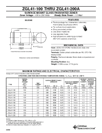 Datasheet ZGL41-150 производства General Semiconductor