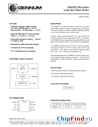 Datasheet GB4600-CDA производства Gennum