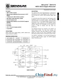 Datasheet GS1515-CTM производства Gennum
