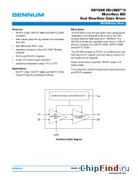 Datasheet GS1528-CTAE3 производства Gennum