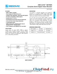 Datasheet GS7005-CQT производства Gennum