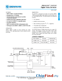 Datasheet GS7032-CTM производства Gennum