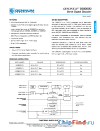 Datasheet GS9000D производства Gennum
