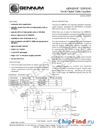 Datasheet GS9004DCTB производства Gennum
