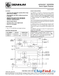 Datasheet GS9005ACPJ производства Gennum