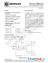 Datasheet GS9007 производства Gennum