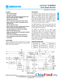 Datasheet GS9025-CQM производства Gennum