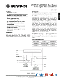 Datasheet GS9029-CKD производства Gennum