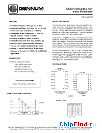 Datasheet GX434 производства Gennum