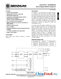 Datasheet GX9533-CTY производства Gennum
