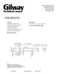 Datasheet GHB-3M35-R2 производства Gilway