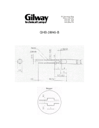 Datasheet GHB-3M45-B производства Gilway