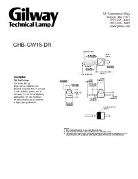 Datasheet GHB-GW15-DR производства Gilway