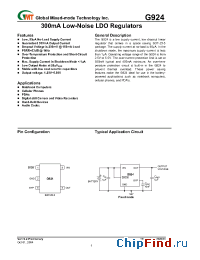 Datasheet G924-470T1UF manufacturer GMT