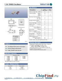 Datasheet GXO-U114 производства Golledge