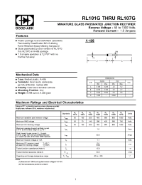 Datasheet RL102G manufacturer GOOD-ARK