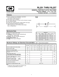 Datasheet RL253 manufacturer GOOD-ARK
