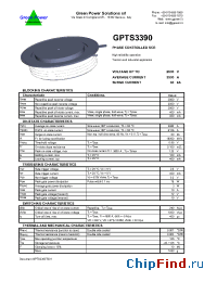 Datasheet GPTS3390 manufacturer Green Power