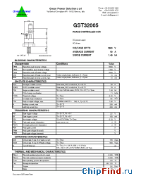 Datasheet GST32005 manufacturer Green Power