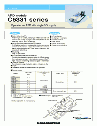 Datasheet C5331-12 производства Hamamatsu