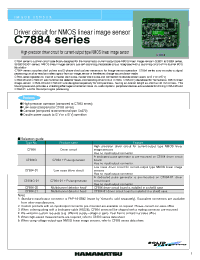 Datasheet C7884G-01 производства Hamamatsu