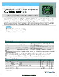 Datasheet C7885-20 производства Hamamatsu