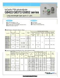 Datasheet G5852-11 manufacturer Hamamatsu