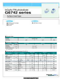 Datasheet G6742-01 производства Hamamatsu