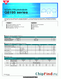 Datasheet G8195-11 производства Hamamatsu
