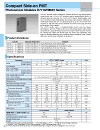 Datasheet H7710-11 manufacturer Hamamatsu