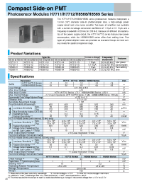 Datasheet H7712-14 manufacturer Hamamatsu