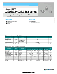 Datasheet L2204 manufacturer Hamamatsu