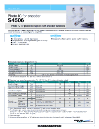 Datasheet S4506 производства Hamamatsu