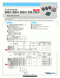 Datasheet S6429-01 производства Hamamatsu