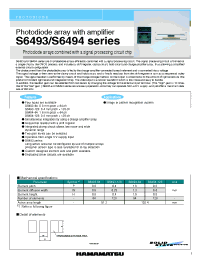 Datasheet S6493-64 производства Hamamatsu