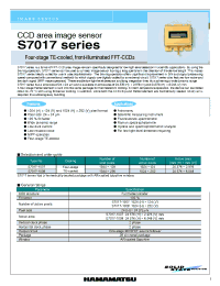 Datasheet S7017 производства Hamamatsu