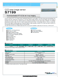 Datasheet S7199 производства Hamamatsu