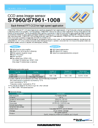 Datasheet S7960-1008 производства Hamamatsu