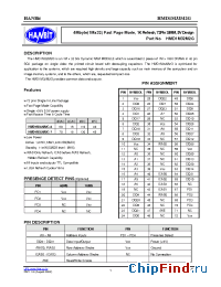 Datasheet HMD1M32M2G производства Hanbit