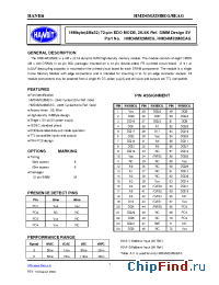 Datasheet HMD4M32M8EAG-5 производства Hanbit