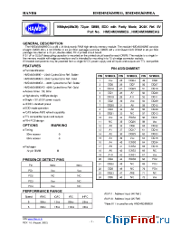Datasheet HMD4M36M9EAG-6 производства Hanbit