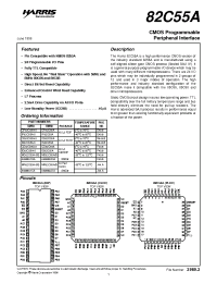 Datasheet CS82C55A-5 manufacturer Harris