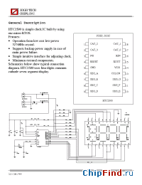 Datasheet HTC2500SC производства High Tech Chips