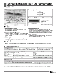 Datasheet FX6A-20P-0.8SV производства Hirose