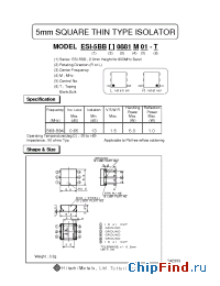Datasheet ESI-5BBL0.881M01 производства Hitachi Metals