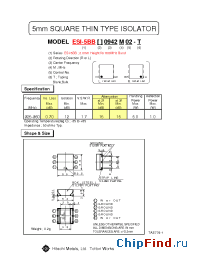 Datasheet ESI-5BBL0.942M02 производства Hitachi Metals