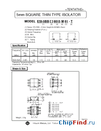 Datasheet ESI-5BBR0.815M01 производства Hitachi Metals