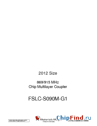 Datasheet LC-FSLC-S090M-G1-0406A производства Hitachi Metals